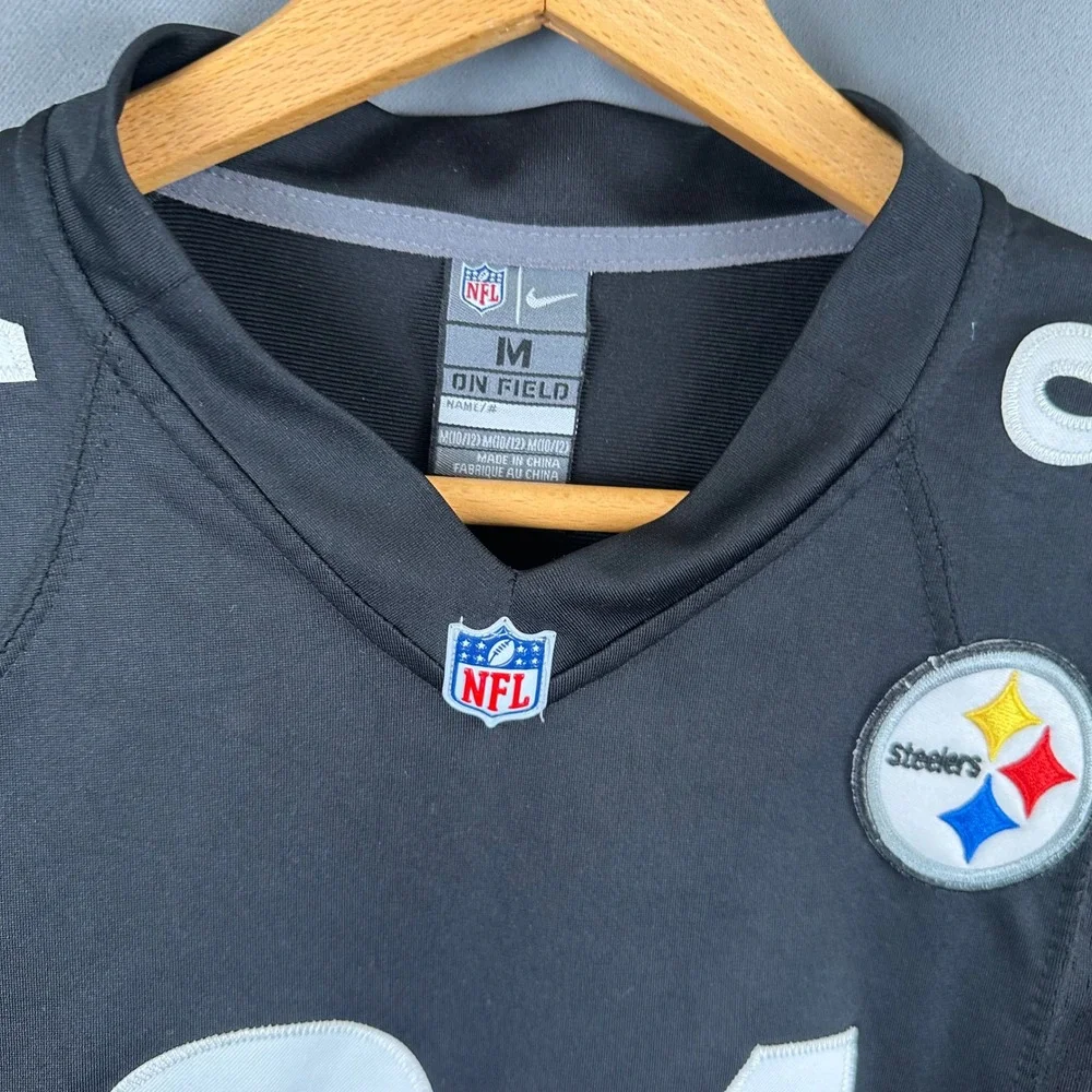 Nike NFL Pittsburgh Steelers Antonio Brown 84 Jersey Black Youth Medium